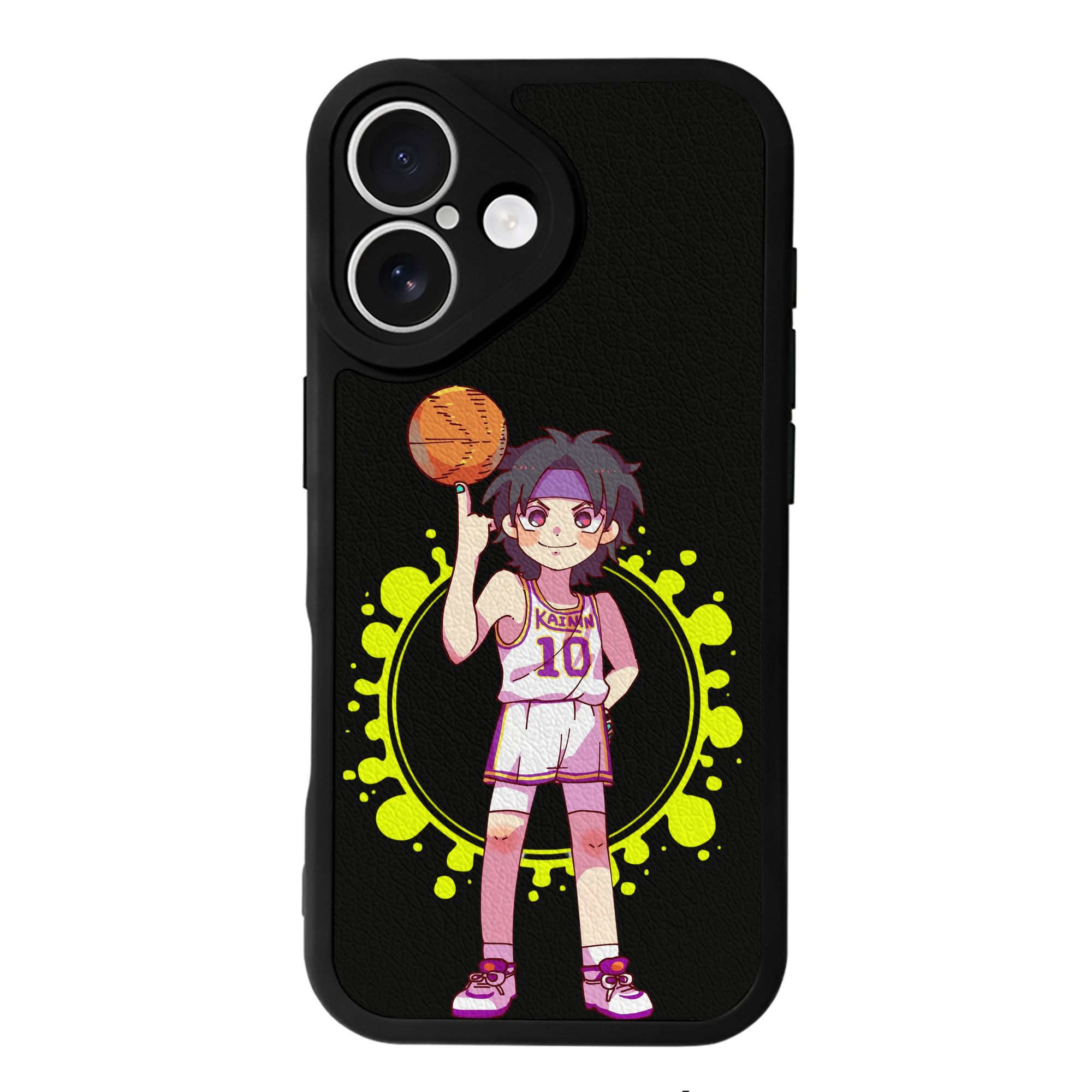 （画像用） SLAM DUNK／スラムダンク 【iPhone 16シリーズ対応】シリコンスマホケース（レザー調） 材質：シリコン